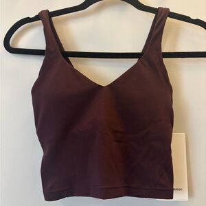 lululemon athletica Burgundy Sports Bra